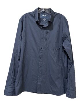 Kuhl Men's Large Driftr Long Sleeve Outdoor Utility Shirt B7
